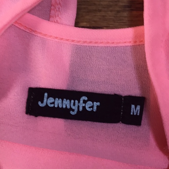 Pink Organza Multi Layer Top - Picture 4 of 7